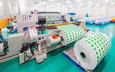 Capability image for precision slitting.