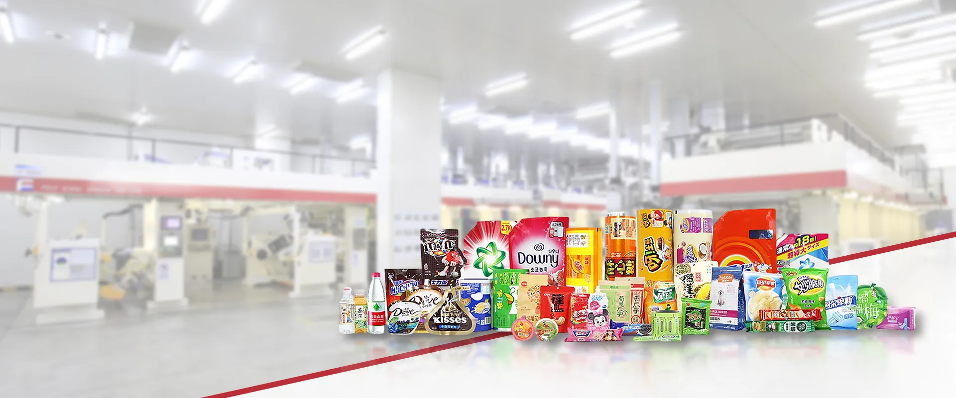 Desktop hero image for “A Leading Manufacturer of Flexible Packaging.”